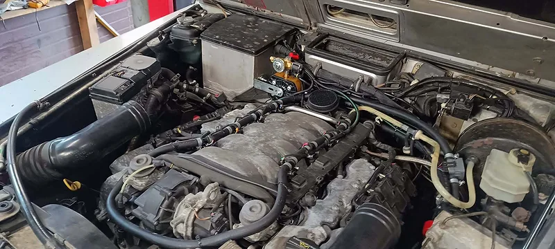 Installed LPG system